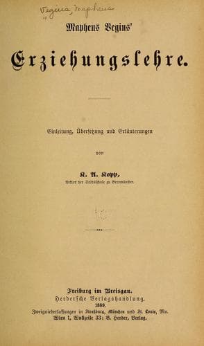 Tapa de Pädagogische shriften