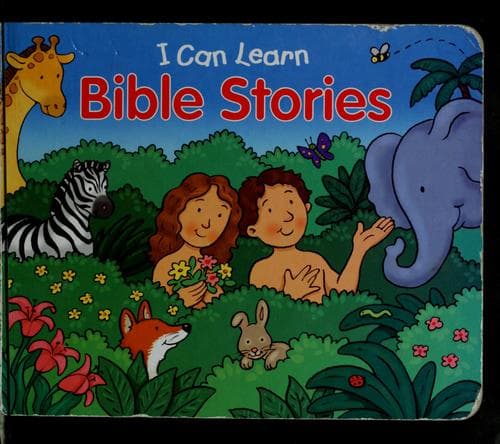 Tapa de I can learn Bible stories