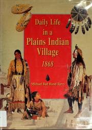 Tapa de Daily life in a Plains Indian village, 1868