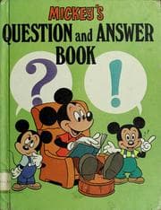 Tapa de Mickey's question and answer book