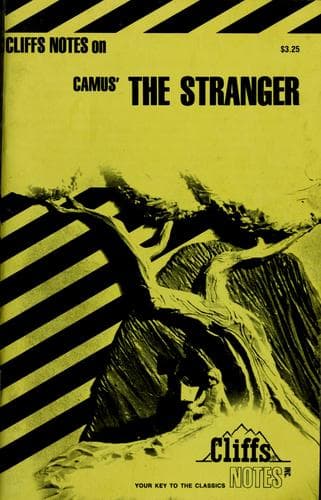 Tapa de Cliffs Notes on Camus' The Stranger