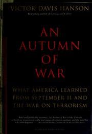 Tapa de An autumn of war