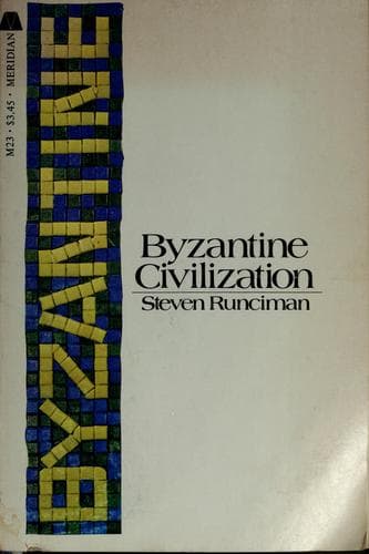 Tapa de Byzantine civilization