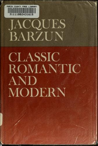 Tapa de Classic, romantic, and modern
