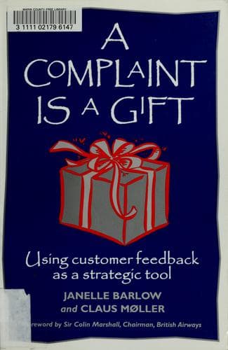 Tapa de A complaint is a gift
