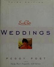 Tapa de Emily Post's weddings