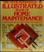 Tapa de The Good housekeeping illustrated book of home maintenance