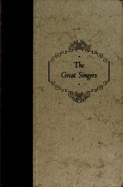 Tapa de The great singers