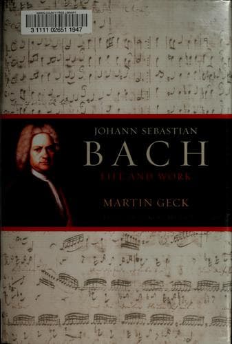 Tapa de Johann Sebastian Bach