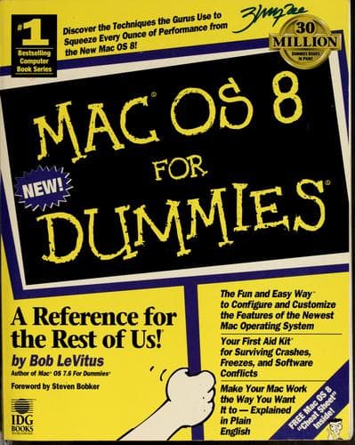 Tapa de Mac OS 8 for dummies