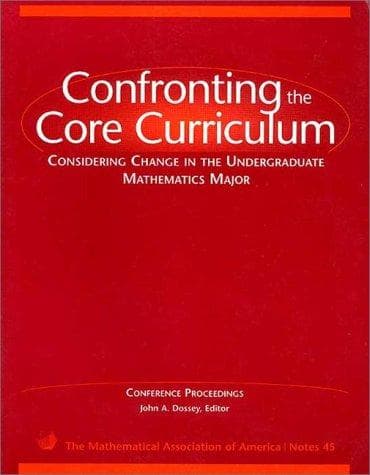 Tapa de Confronting the core curriculum