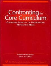 Tapa de Confronting the core curriculum