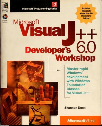 Tapa de Microsoft Visual J++ 6.0 developer's workshop