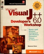 Tapa de Microsoft Visual J++ 6.0 developer's workshop