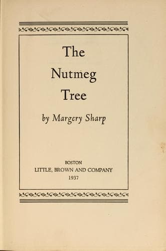 Tapa de The Nutmeg Tree