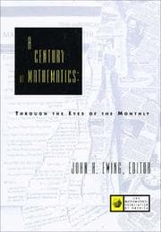 Tapa de A Century of Mathematics