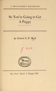 Tapa de So you're going to get a puppy
