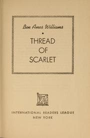 Tapa de Thread of scarlet