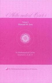 Tapa de In Mathematical Circles: A Selection of Mathematical Stories and Anecdotes