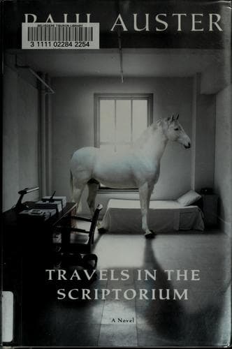 Tapa de Travels in the scriptorium