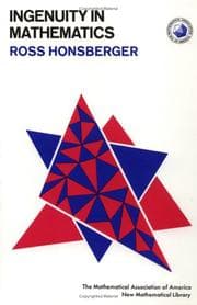 Tapa de Ingenuity in Mathematics (New Mathematical Library)