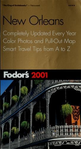 Tapa de Fodor's 2001 New Orleans