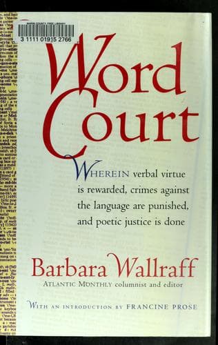 Tapa de Word court