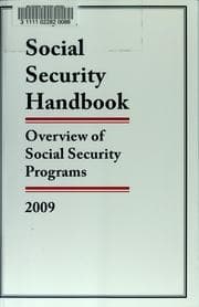 Tapa de Social Security handbook
