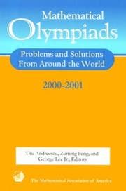 Tapa de Mathematical olympiads 2000-2001