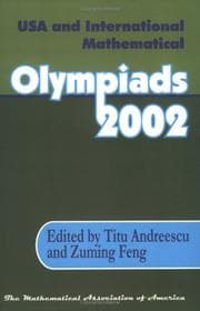 Tapa de USA & International Mathematical Olympiads 2002