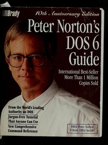 Tapa de Peter Norton's DOS 6 guide