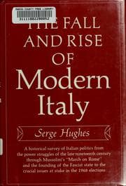 Tapa de The fall and rise of modern Italy