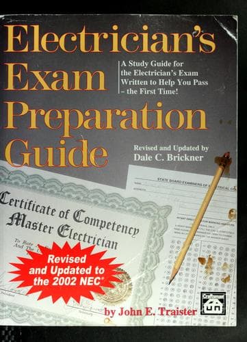 Tapa de Electrician's exam preparation guide