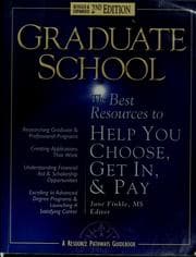 Tapa de Graduate school