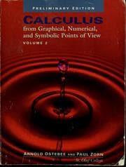 Tapa de Calculus from graphical, numerical, and symbolic points of view