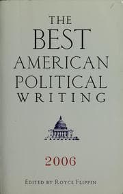 Tapa de The best American political writing 2006