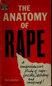 Tapa de The anatomy of rape