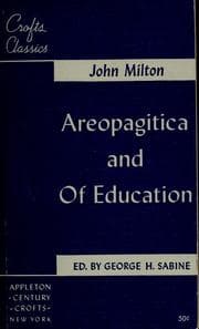 Tapa de Areopagitica, and Of education