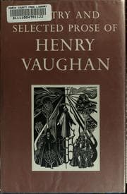 Tapa de Henry Vaughan