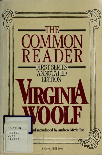 Tapa de The common reader