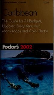 Tapa de Fodor's 2002 Caribbean