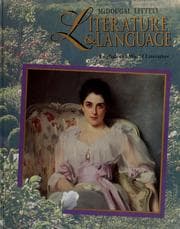 Tapa de McDougal, Littell Literature and language--English and World Literature