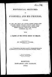Tapa de Historical sketches of O'Connell and his friends