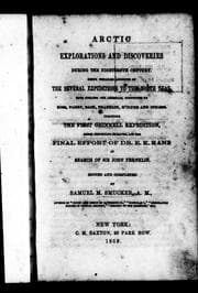 Tapa de Arctic explorations and discoveries during the nineteenth century