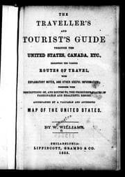 Tapa de The traveller's and tourist's guide through the United States, Canada, etc