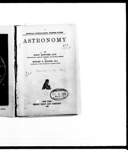 Tapa de Astronomy