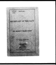 Tapa de Report to the Secretary of the Navy on recent improvements in astronomical instruments