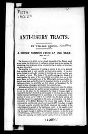 Tapa de Anti-usury tracts