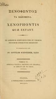 Tapa de Xenophontis quae extant
