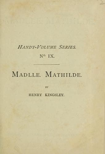 Tapa de Madlle
